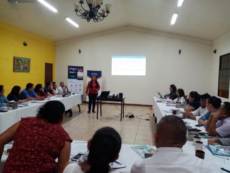 Cooperantes suman esfuerzos para apoyar en la atención a migrantes retornados en Ahuachapán